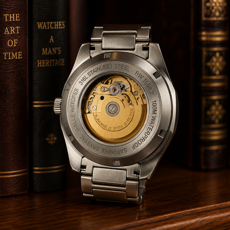 RALLÉ Hawthorne Swiss Automatic Watch | SW200 Maroon Dial