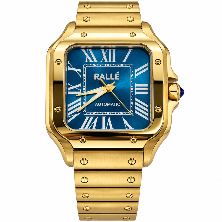 Legacy Automatic Watch – Gold & Blue