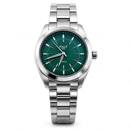 Ralle Nexus Green Dial Watch – Seiko VH31  Date Sweeping Quartz Watch
