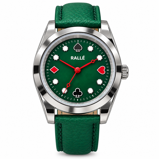 High Stakes Poker Watch with Seiko VH31 Sweep Quartz Movement