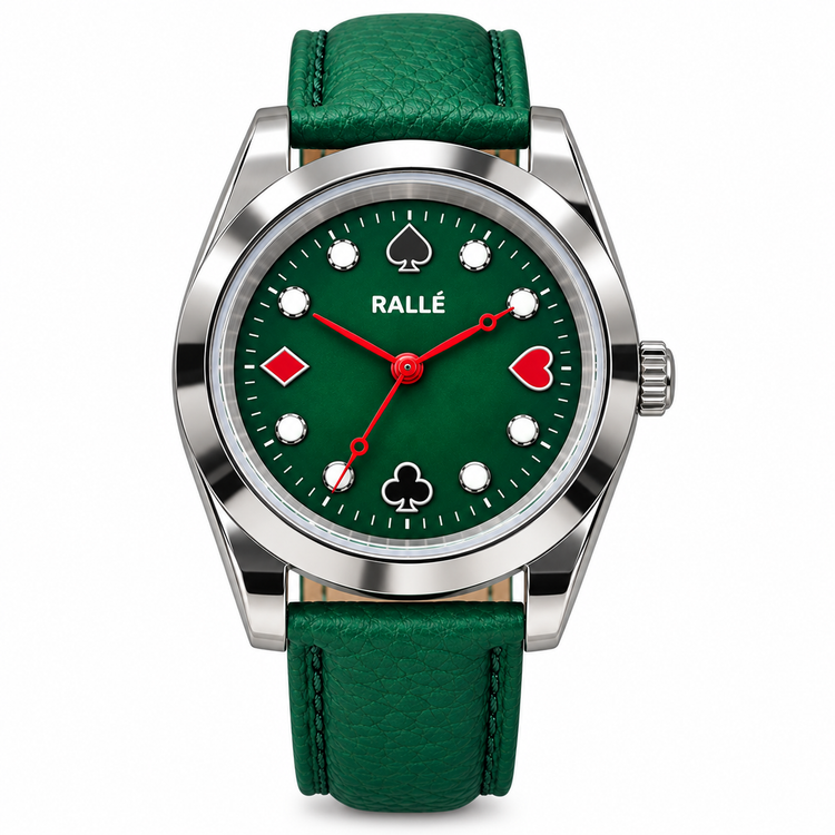 High Stakes Poker Watch with Seiko VH31 Sweep Quartz Movement