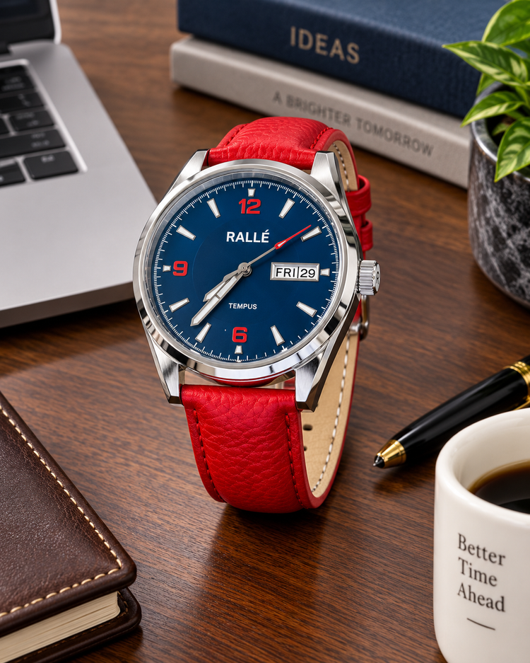 RALLE Tempus Blue Dial Automatic Watch
