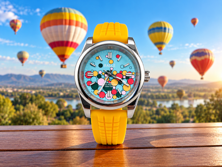 Bubble Bliss Automatic Watch | Colorful Dial