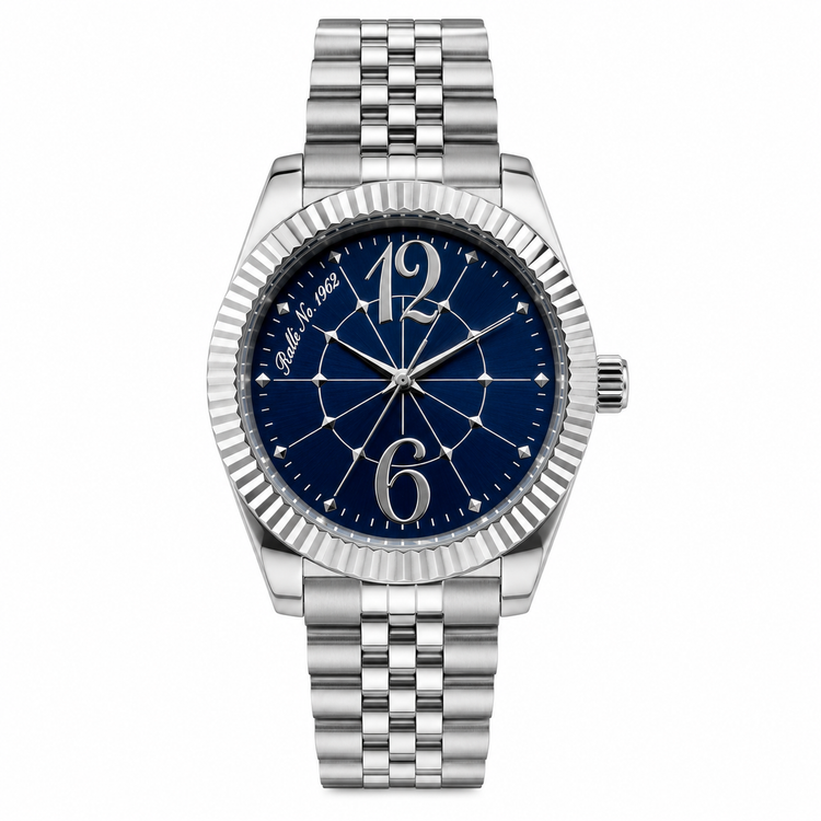 Old Man of the Mountain Automatic Watch | RALLÉ Watches New Hampshire Flute Bezel