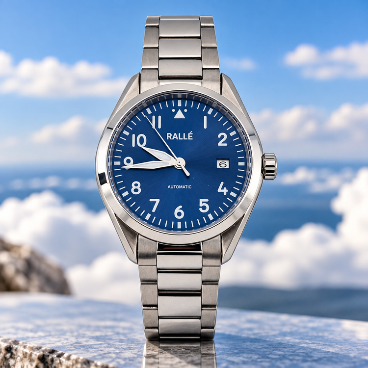 Blue By You Pilot Watch – NH35 Automatic, Sapphire Crystal & 316L Stainless Steel