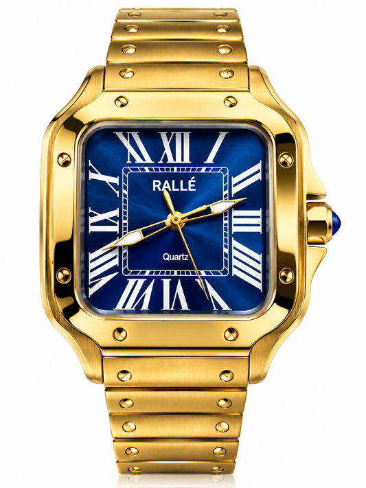 Legacy Automatic Watch – Gold & Blue