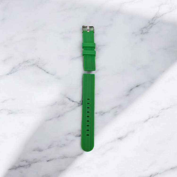 Rallé Silicone Watch Bands 20mm (Buckle Clasp) - Alternate view showing refined craftsmanship and premium detail.