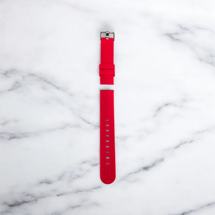 Rallé Silicone Watch Bands 20mm (Buckle Clasp) - Alternate view showing refined craftsmanship and premium detail.