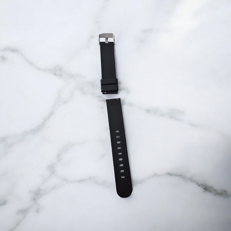 Silicone Watch Bands 20mm (Buckle Clasp)