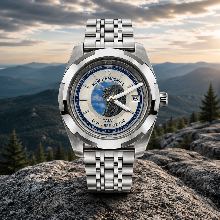 Old Man of the Mountain Automatic Watch | RALLÉ Watches New Hampshire