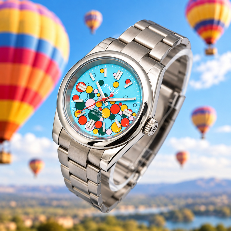 Bubble Bliss Automatic Watch | Colorful Dial