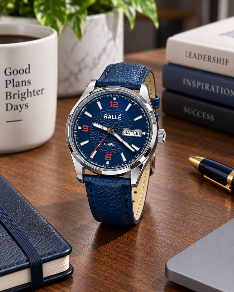 RALLE Tempus Blue Dial Automatic Watch
