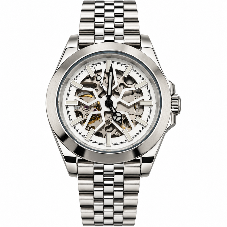 Inner Pulse NH70 Skeleton Automatic Watch – Mechanical Engineering on Display