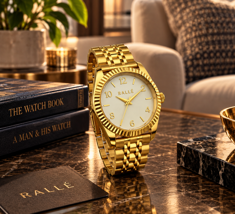 Ralle Ashford Quartz Gold Watch