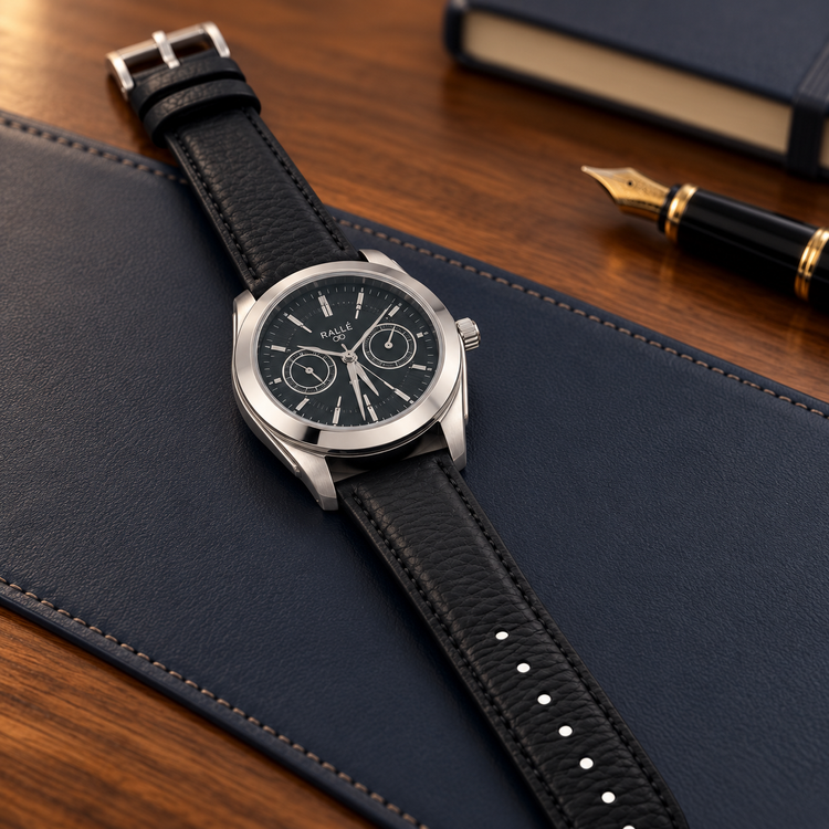 NeXus Black Dial with Date and Day
