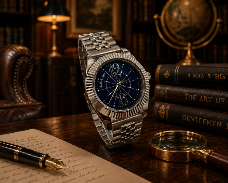 Old Man of the Mountain Automatic Watch | RALLÉ Watches New Hampshire Flute Bezel