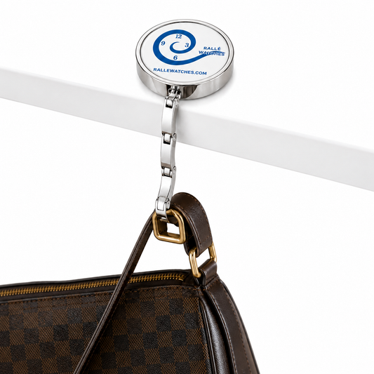 Rallé RALLÉ Purse Holder for Table | Foldable Handbag Hanger Hook - Front view showing refined craftsmanship and premium detail.