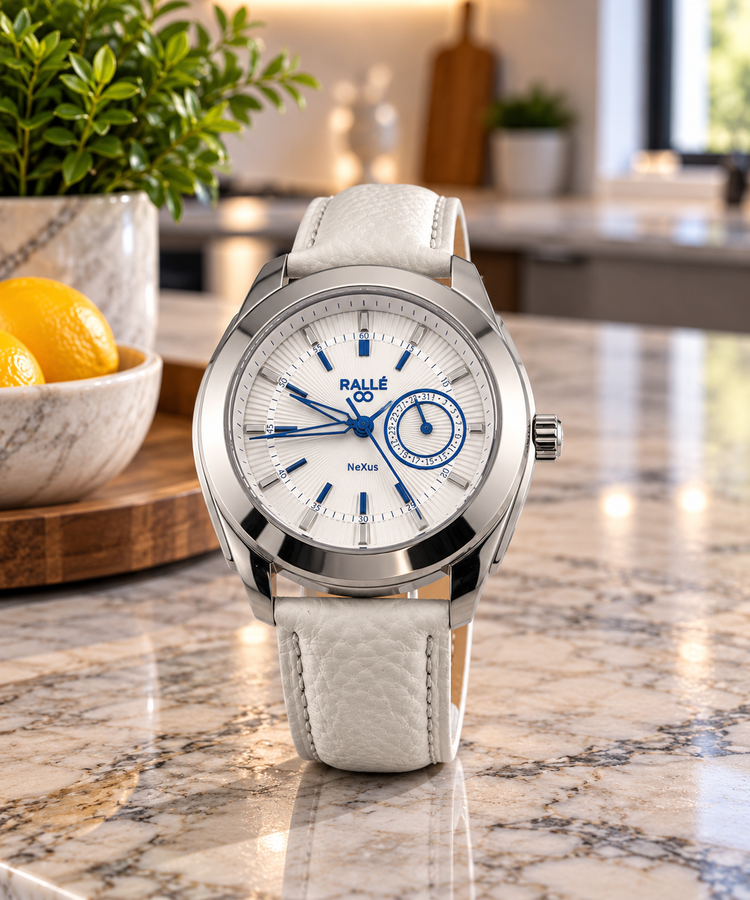 NeXus White Date Dial