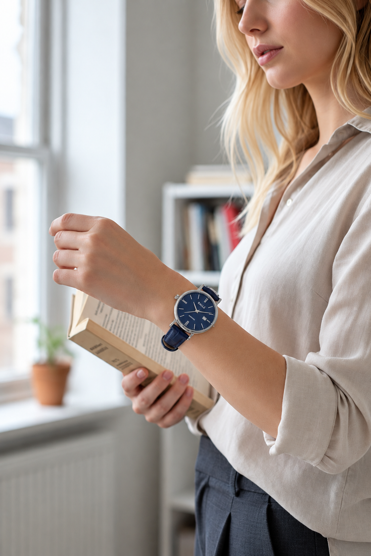 The Sapphire with Blue Dial