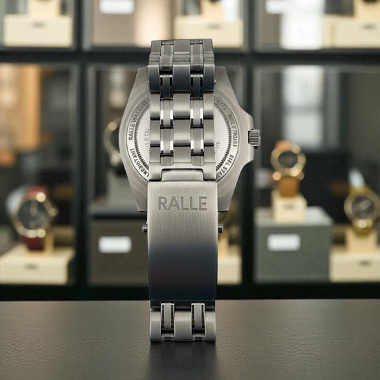Rallé Nexus Diver's - Sky Blue - Strap detail view showing refined craftsmanship and premium detail.
