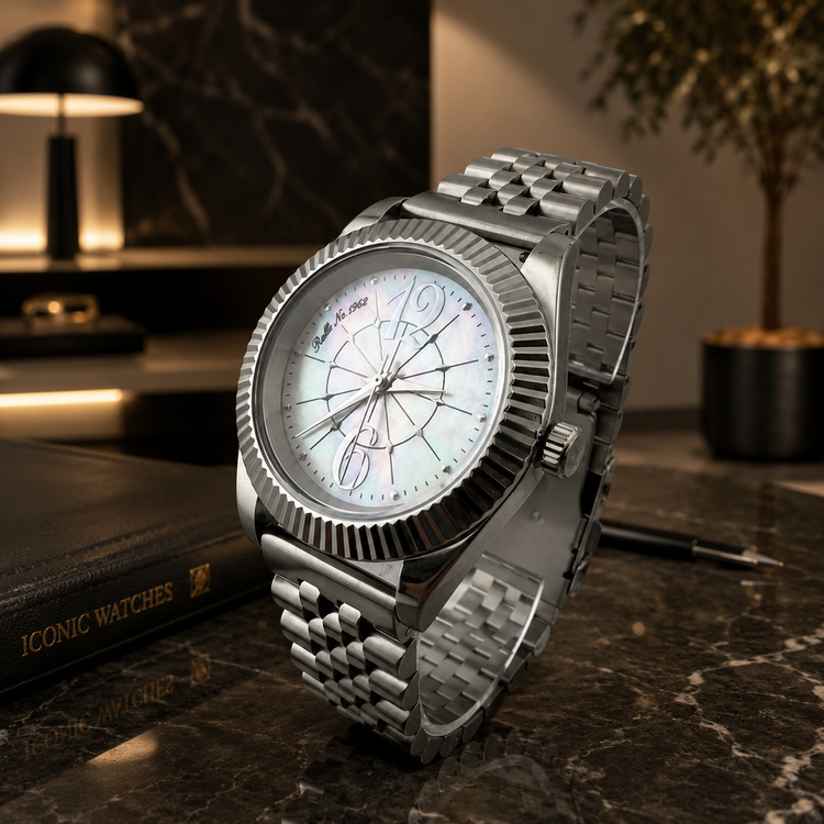 Old Man of the Mountain Automatic Watch | RALLÉ Watches New Hampshire Flute Bezel