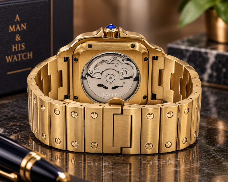 Legacy Automatic Watch – Gold & Blue