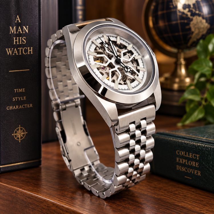 Inner Pulse NH70 Skeleton Automatic Watch – Mechanical Engineering on Display