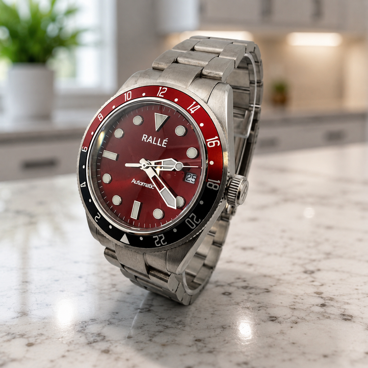 RALLÉ Cinnamon Diver Automatic | PT5000 Mechanical Dive Watch | Sapphire Crystal