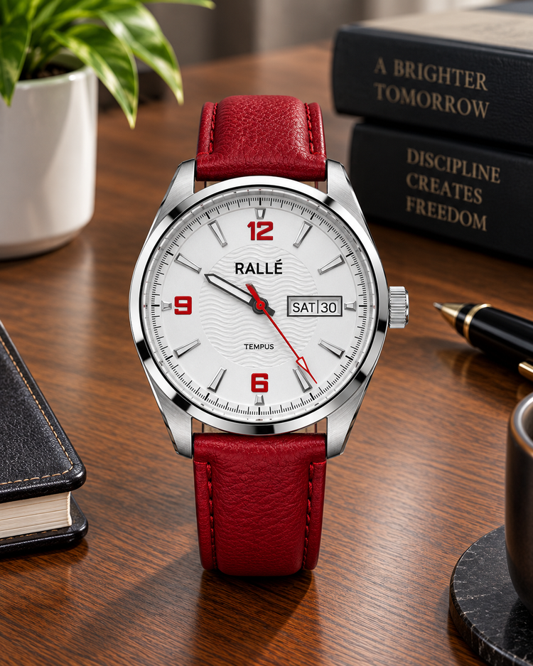 RALLE Tempus White Dial Automatic Watch