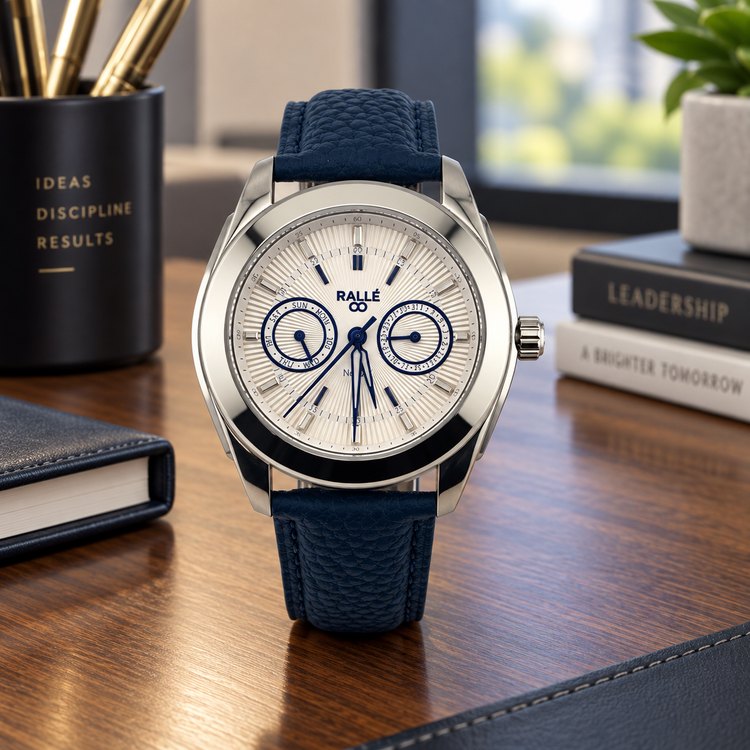 NeXus White Day Date Dial