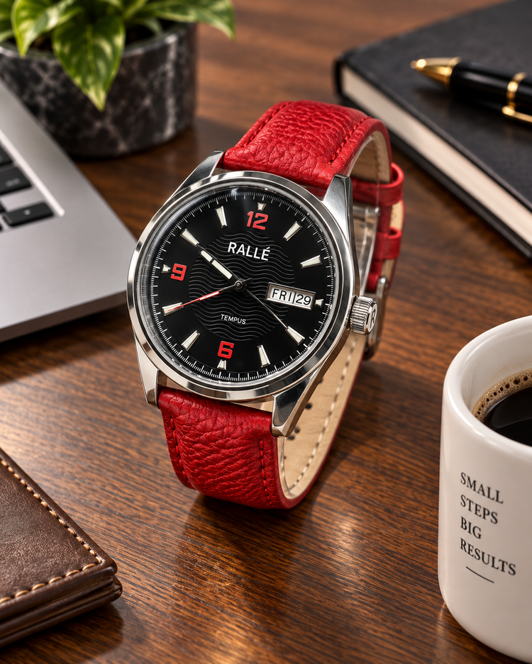 RALLE Tempus Black Dial Automatic Watch