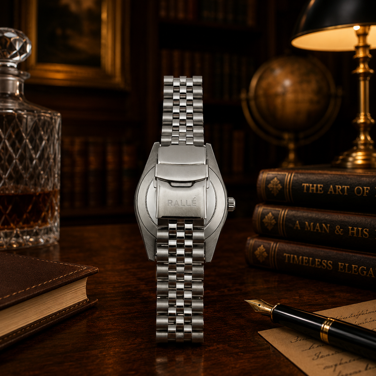 Old Man of the Mountain Automatic Watch | RALLÉ Watches New Hampshire Flute Bezel