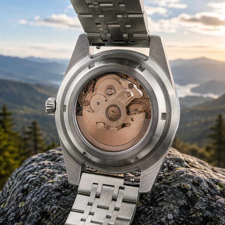 Old Man of the Mountain Automatic Watch | RALLÉ Watches New Hampshire