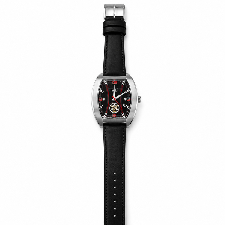 RALLÉ Vector Automatic Men's Watch | Miyota 8215 | Black Dial | Sapphire Crystal