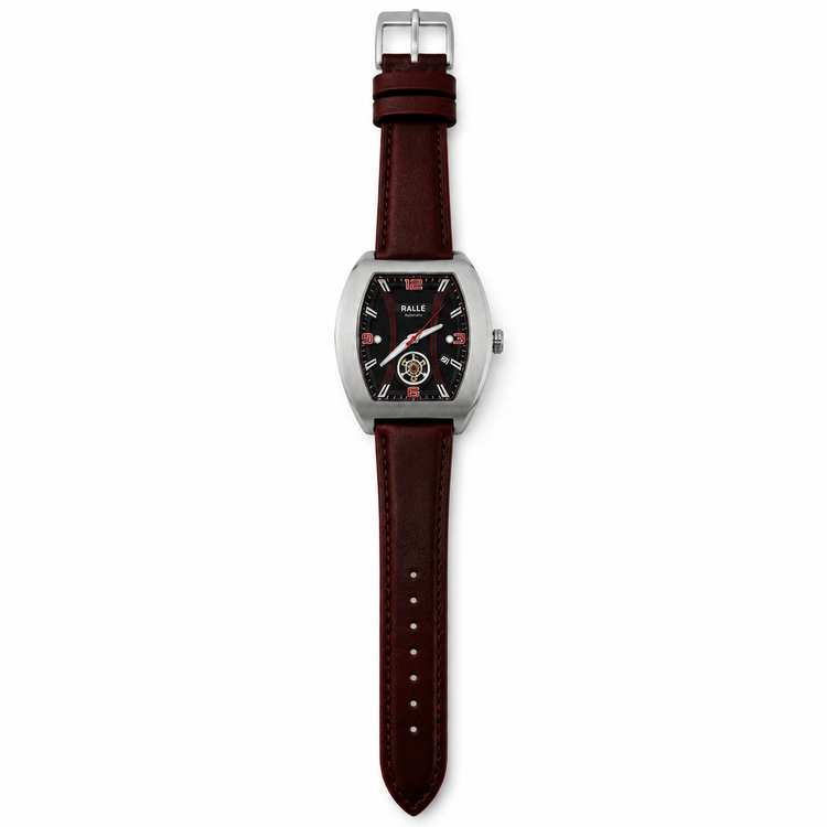 RALLÉ Vector Automatic Men's Watch | Miyota 8215 | Black Dial | Sapphire Crystal
