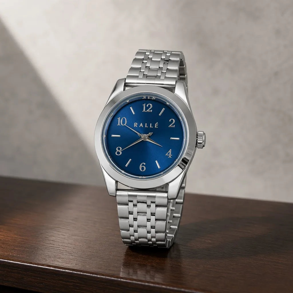 Rallé RALLÉ Blue Meridian Silver - Front view showing refined craftsmanship and premium detail.