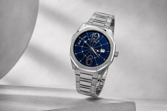 Rallé No. 1958 Swiss Automatic Watch - Premium front view in a minimalist luxury studio setting.