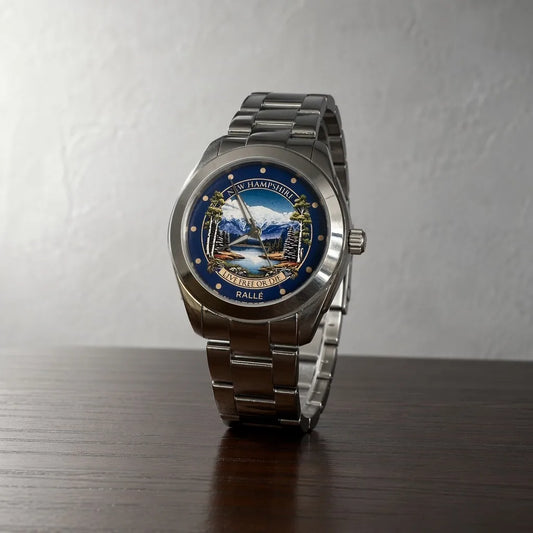 Rallé NEW HAMPSHIRE WATCH - Front view showing refined craftsmanship and premium detail.