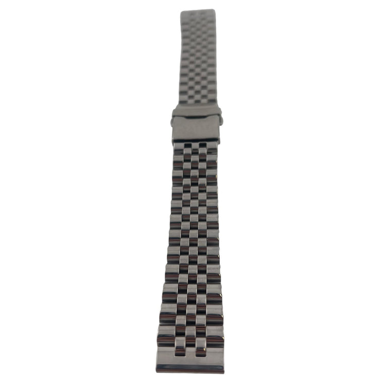 22mm and 20mm Full Solid Stainless Steel Watch Band – Screw Link Premium Durability and Style