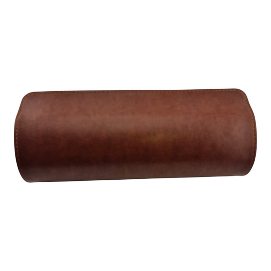 Rallé Three Slot Leather Travel Roll - Alternate view showing refined craftsmanship and premium detail.
