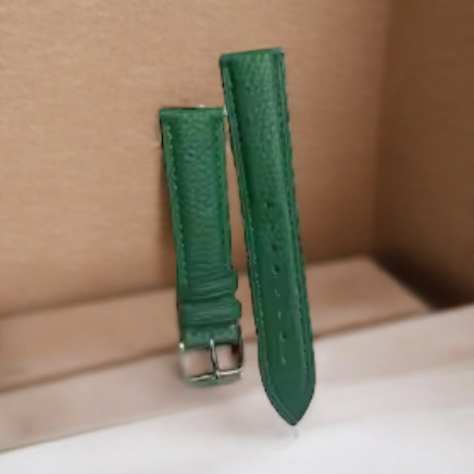 Rallé Watch Leather Band (20mm) - Full length view showing refined craftsmanship and premium detail.