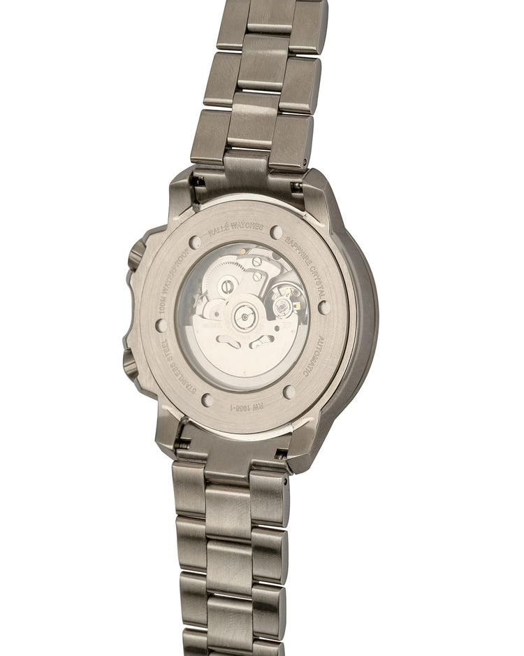 Rallé Seaway Watch - Additional view showing premium stainless steel case and dial details.